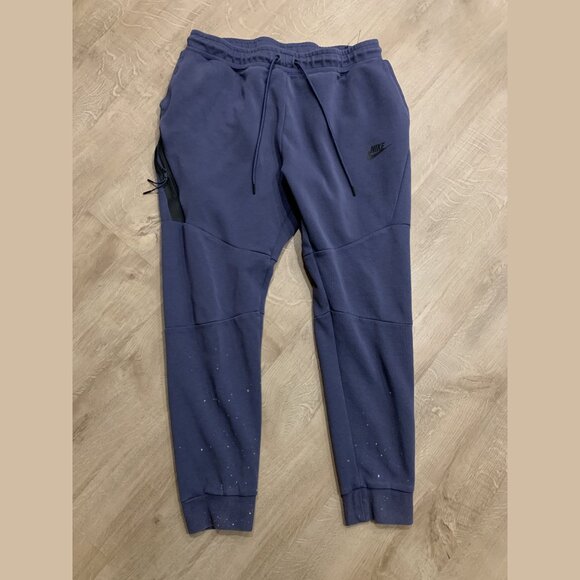 Nike Sportswear Tech Fleece Jogger Sweatpants Men's Large L Sanded Purple/Black - Picture 1 of 7